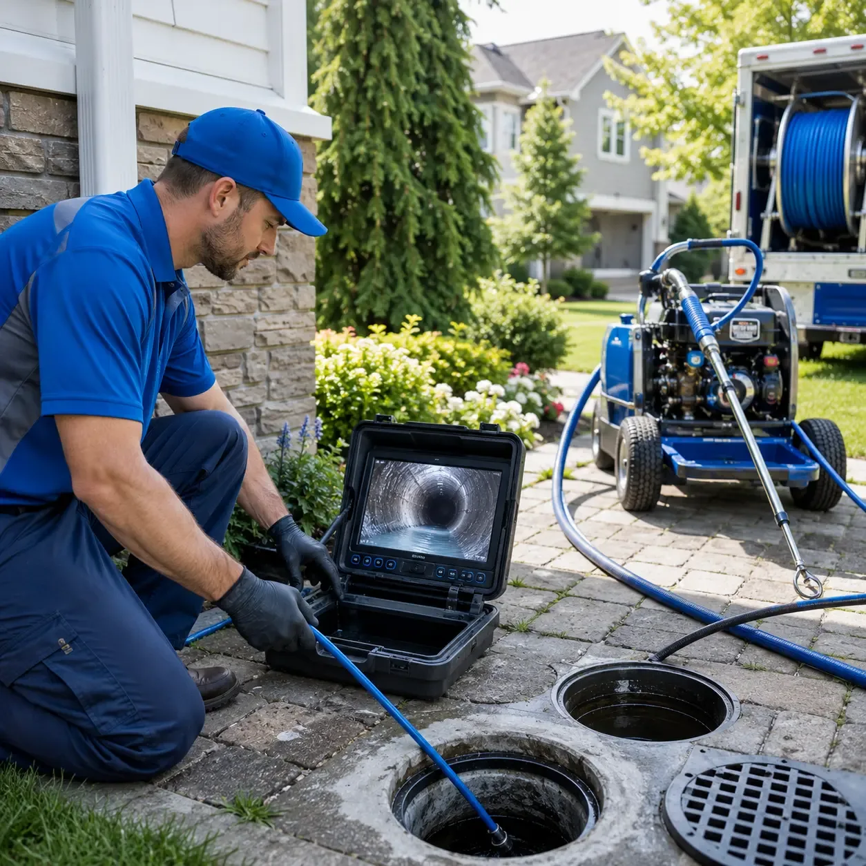Outdoor drain cleaning professionals serving Herndon, KS