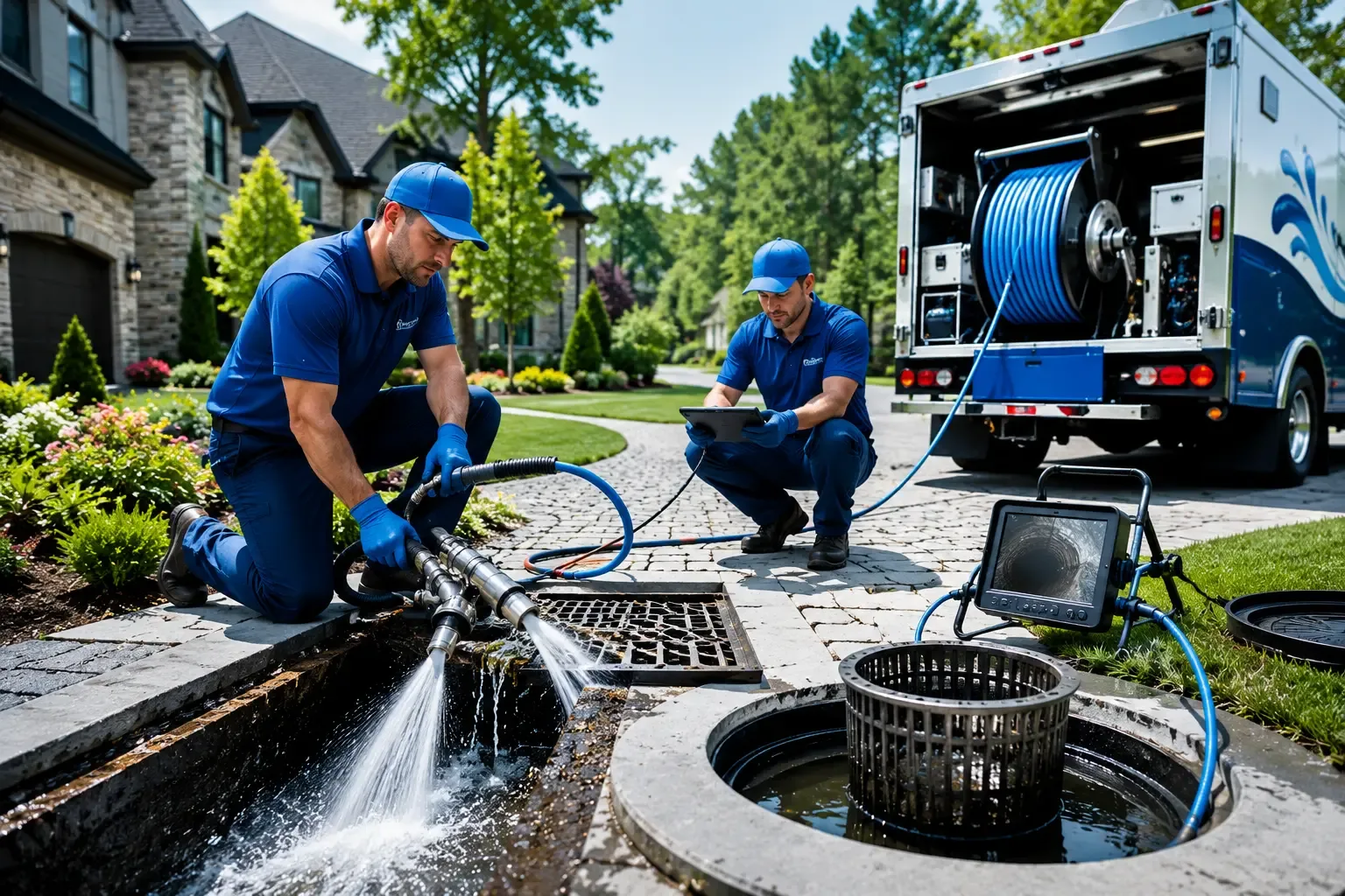 Local outdoor drain cleaning professionals in Herndon, KS
